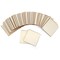 100 Pieces 3 x 3 Inches Unfinished Wood Squares Pieces, 3mm 1/8" Natural Plywood Sheets Wood Coasters Wooden Square Cutouts for Crafts, Painting, DIY, Engraving and Carving, Home Decor
